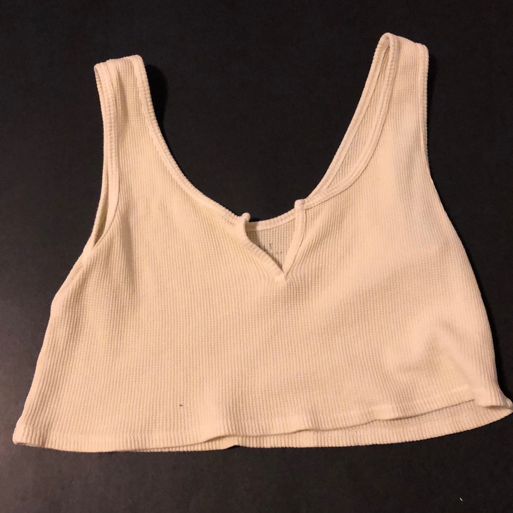 Brandy Melville yellow crop top